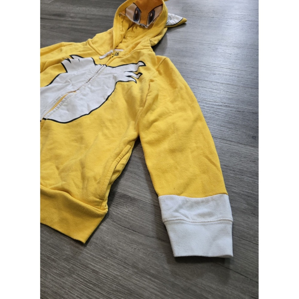 SEGA Sonic The Hedgehog Tails Costume Full Zip Fleece Hoodie Youth Size XL - Picture 5 of 13